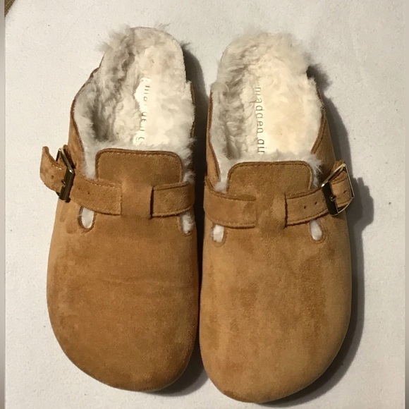 Madden Girl Prance Faux Fur Lined Clog SHOE SIZE 7 - Picture 2 of 6